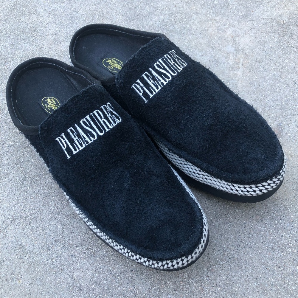 Sperry x Pleasures Moc-Sider Mule Slip On Black Loafers Shoes Size 13M - Picture 2 of 13